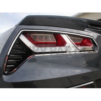 American Car Craft Tail Light Molding - Polished Stainless Steel Silver - 052013-2