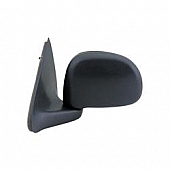 K-Source Exterior Mirror Manual OEM Black Single - 61036F