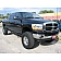 N-Fab Nerf Bar - Truck Wheel to Wheel Black Gloss Powder Coated Steel Round - D06110CC