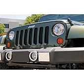 T-Rex Truck Products Grille Insert - Mesh Rectangular Black Powder Coated Steel - 46481