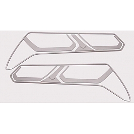 American Car Craft Tail Light Molding - Polished Stainless Steel Silver - 052047P