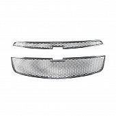 Coast To Coast Grille Insert - Chrome Plated ABS Plastic - GI437