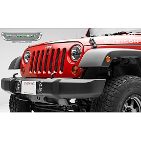 T-Rex Truck Products Grille Insert - Mesh Rectangular Black Powder Coated Steel - 46482