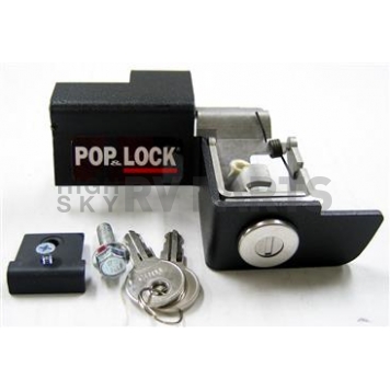 Pop & Lock Tailgate Lock - Manual Plastic Black - PL1300H3T