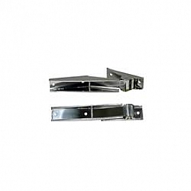 Rugged Ridge Tailgate Hinge - Polished Stainless Steel Silver Set Of 2 - 1111403