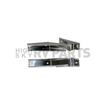 Rugged Ridge Tailgate Hinge - Polished Stainless Steel Silver Set Of 2 - 1111403