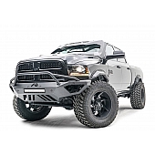 Fab Fours Bumper Vengeance 1-Piece Design Steel Black - DR16V40611