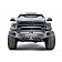 Fab Fours Bumper Vengeance 1-Piece Design Steel Black - DR16V40611