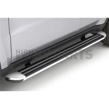 Lund International Running Board Bare Aluminum Stationary - 23107093