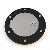 All Sales Fuel Door - Round Aluminum - 6099KCL