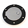 All Sales Fuel Door - Round Aluminum - 6099KCL