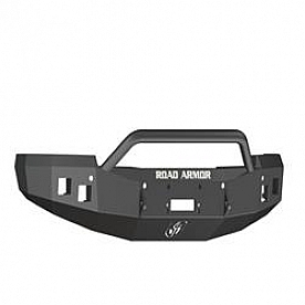 Road Armor Bumper Stealth Pre-Runner 1-Piece Design Steel Black - 314R4B