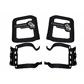 Fishbone Offroad Tail Light Guard Steel And Aluminum Flat With Fishbone Logo Set Of 2 - FB21119