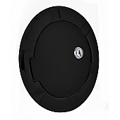 All Sales Fuel Door - Round Aluminum - 6900KL