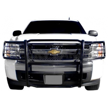 Black Horse Offroad Grille Guard 1-1/2 Inch Black Powder Coated Steel - 035700A2MA-2