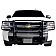 Black Horse Offroad Grille Guard 1-1/2 Inch Black Powder Coated Steel - 035700A2MA
