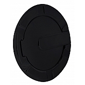 All Sales Fuel Door - Round Aluminum - 6901K