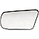 Help! By Dorman Exterior Mirror Glass Rectangular Power Single - 56534