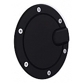 All Sales Fuel Door - Round Aluminum - 6152GK