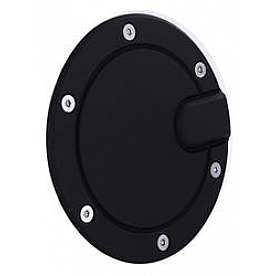 All Sales Fuel Door - Round Aluminum - 6152GK