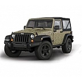 MOSSY OAK Vehicle Wrap Graphics - 2 Door Jeep Mossy Oak Bottomland - 10002J2BL
