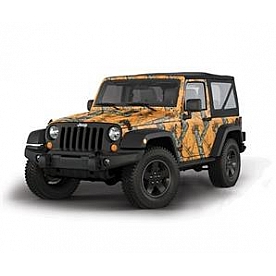 MOSSY OAK Vehicle Wrap Graphics - 2 Door Jeep Mossy Oak Blaze - 10002J2BZ