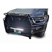 Black Horse Offroad Grille Guard 4 Inch Black Powder Coated Carbon Steel - TOTA16BKIT