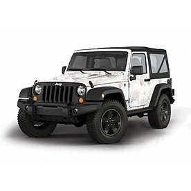 MOSSY OAK Vehicle Wrap Graphics - 2 Door Jeep Mossy Oak Winter Brush - 10002J2WB