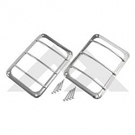 Crown Automotive Tail Light Guard Stainless Steel Bar Set Of 2 - RT34081