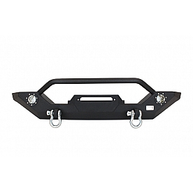 Fishbone Offroad Bumper 1-Piece Steel Black - FB22016