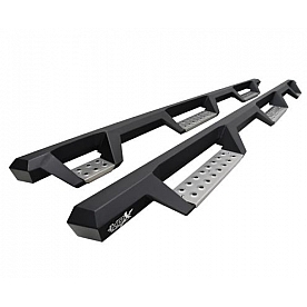 Westin Public Safety Nerf Bar - Truck Wheel To Wheel Steel Square 3 Inch - 565347552