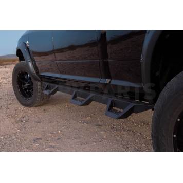 Raptor Series Nerf Bar - Truck Wheel To Wheel Steel Trapezoidal - RTW211DG-1