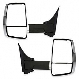 Velvac Exterior Mirror 1 Remote And 1 Manual Rectangular Silver - 717501