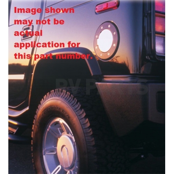 All Sales Fuel Door - Round Aluminum - 6102L-1