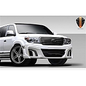 Extreme Dimensions Bumper 1-Piece Design Black Fiberglass - 112522