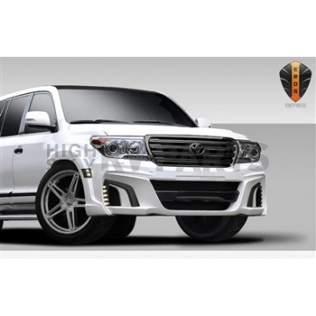 Extreme Dimensions Bumper 1-Piece Design Black Fiberglass - 112522