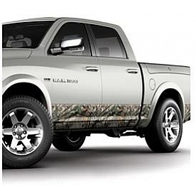 MOSSY OAK Vehicle Wrap Graphics - Rocker Panel Mossy Oak Treestand Pattern - 10007SLTS