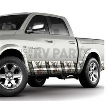 MOSSY OAK Vehicle Wrap Graphics - Rocker Panel Mossy Oak Winter Pattern - 10007SLWR