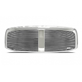 Street Scene Grille - Silver Aluminum - 95075520