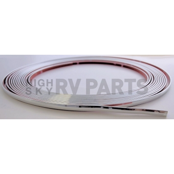 Cowles Products Side Molding - Silver PVC Plastic Chrome Plated - 37078-1