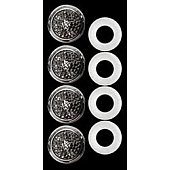 Cruiser License Plate Mounting Hardware 4 Piece Set - 82432