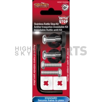 Cruiser License Plate Mounting Hardware 4 Piece Set - 81420