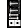 Cruiser License Plate Mounting Hardware 4 Piece Set - 81420