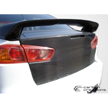 Extreme Dimensions Trunk Lid - Gloss Carbon Fiber Clear - 103878-5