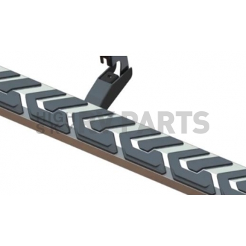 GEM Tube Products Running Board 500 Pound Capacity Aluminum Stationary - 400003