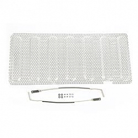 Rugged Ridge Grille Insert - Mesh Rectangular Brushed Stainless Steel - 1140122