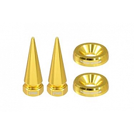 True Spike License Plate Mounting Hardware Set Of 4 - LPH006GD
