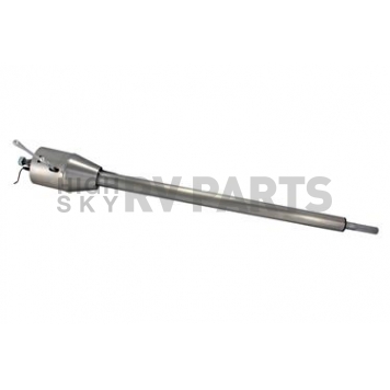Flaming River Steering Column Bell Style 33 Inch Silver Stainless Steel - FR2000VT