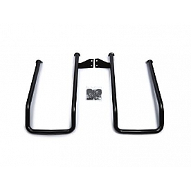 Warn Brush Guard Tubular Powder Coated Black Stainless Steel - 98855