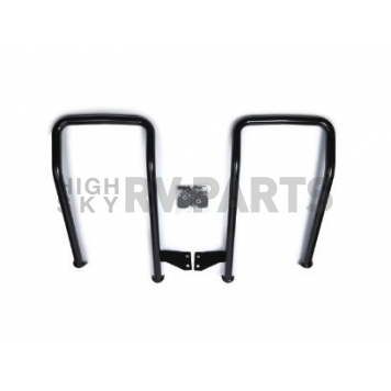 Warn Brush Guard Tubular Powder Coated Black Stainless Steel - 98855-1